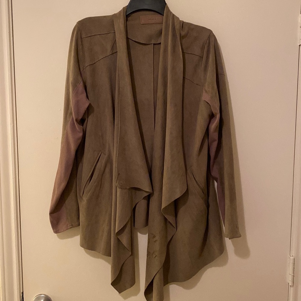Blanknyc suede brown jacket Large